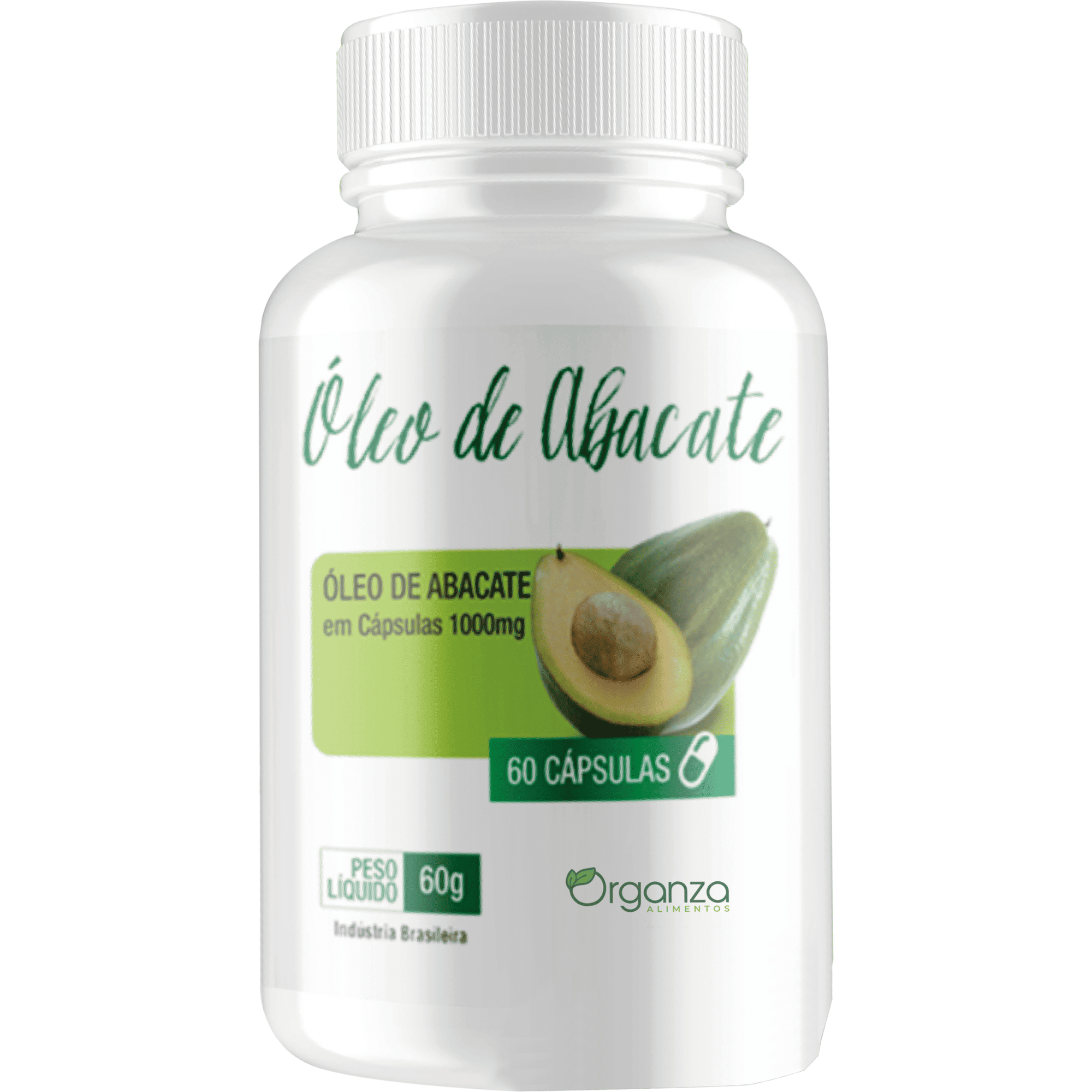 Óleo de Abacate 60 Cápsulas – Fonte Natural de Gorduras Saudáveis