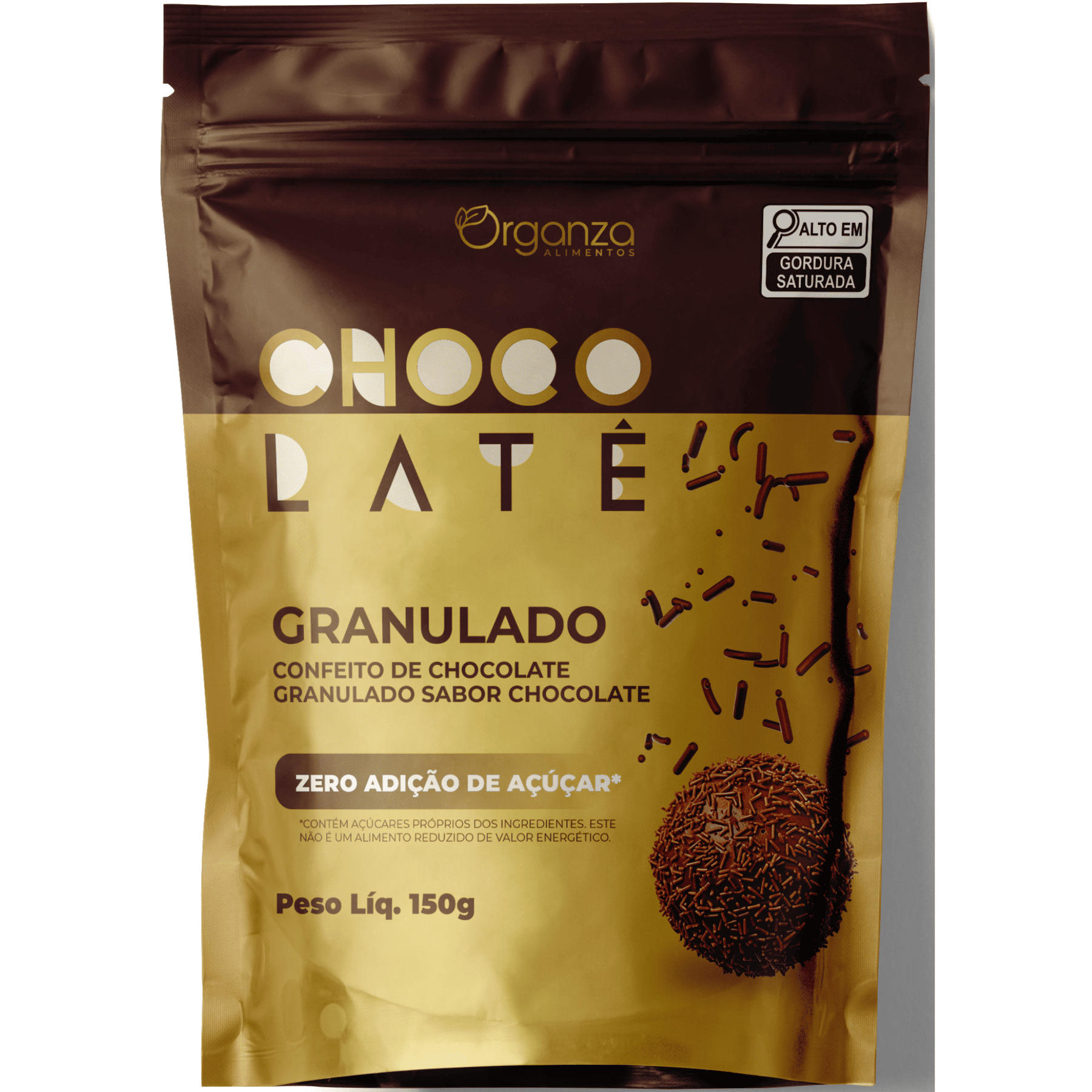 Chocolate Granulado Zero Açúcar Chocolatê 150gr