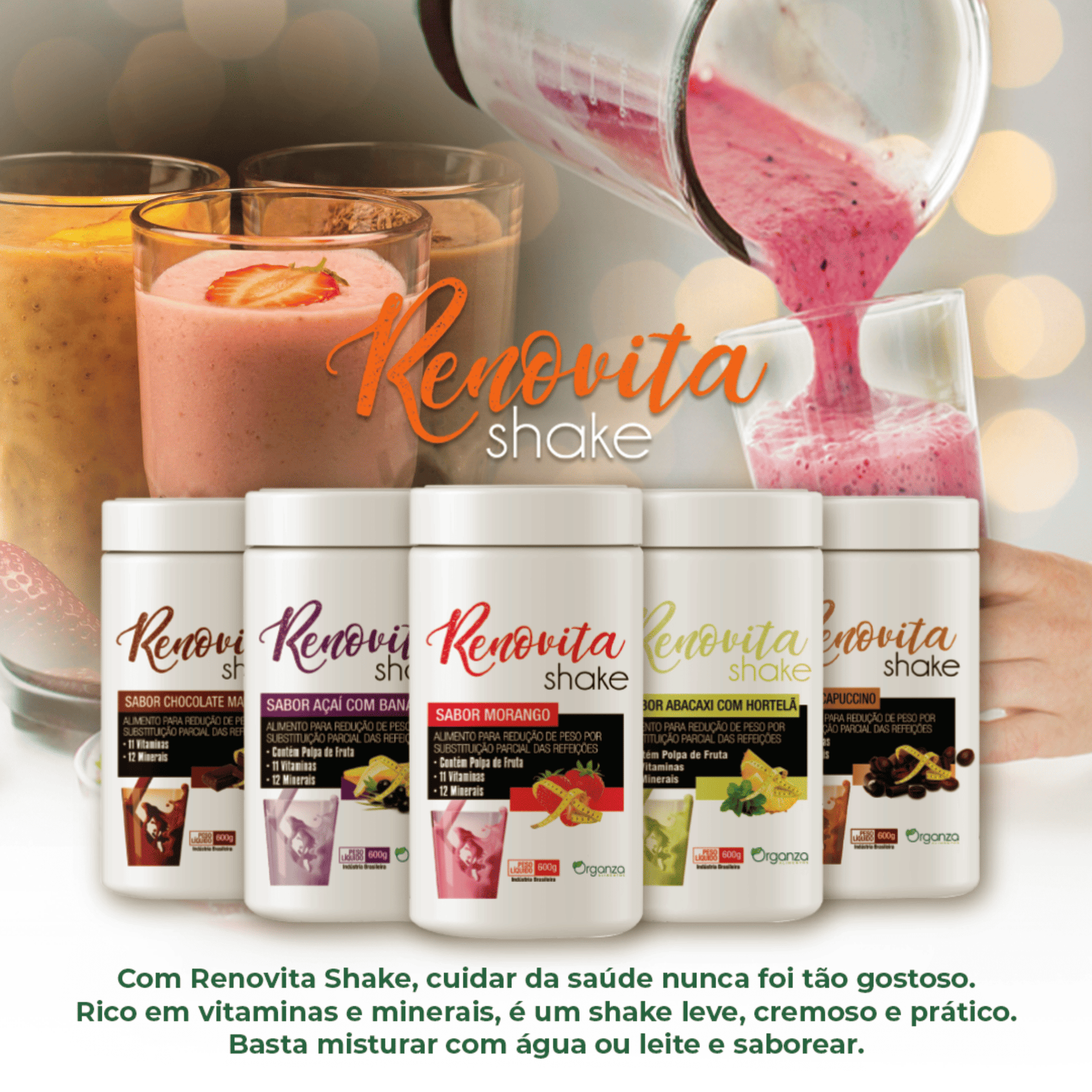 Renovita Shake Cappuccino - 600gr