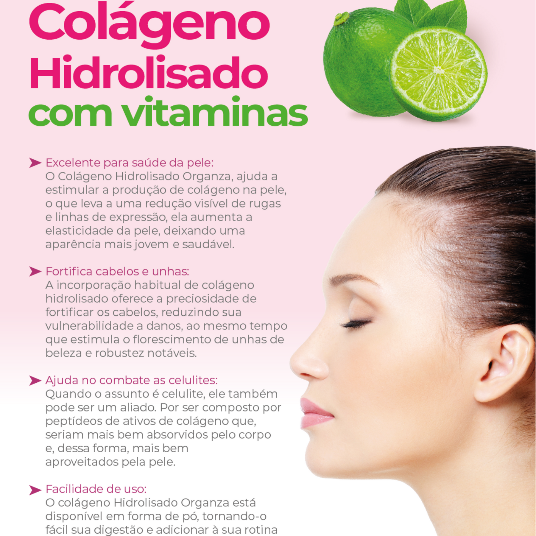 Colágeno em pó 300gr - Organza