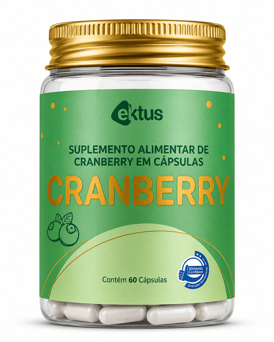 Cranberry Ektus 60 Cápsulas – Suplemento Alimentar