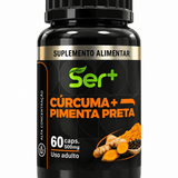 Ser+ Cúrcuma + Pimenta Preta 500mg – 60 Cápsulas