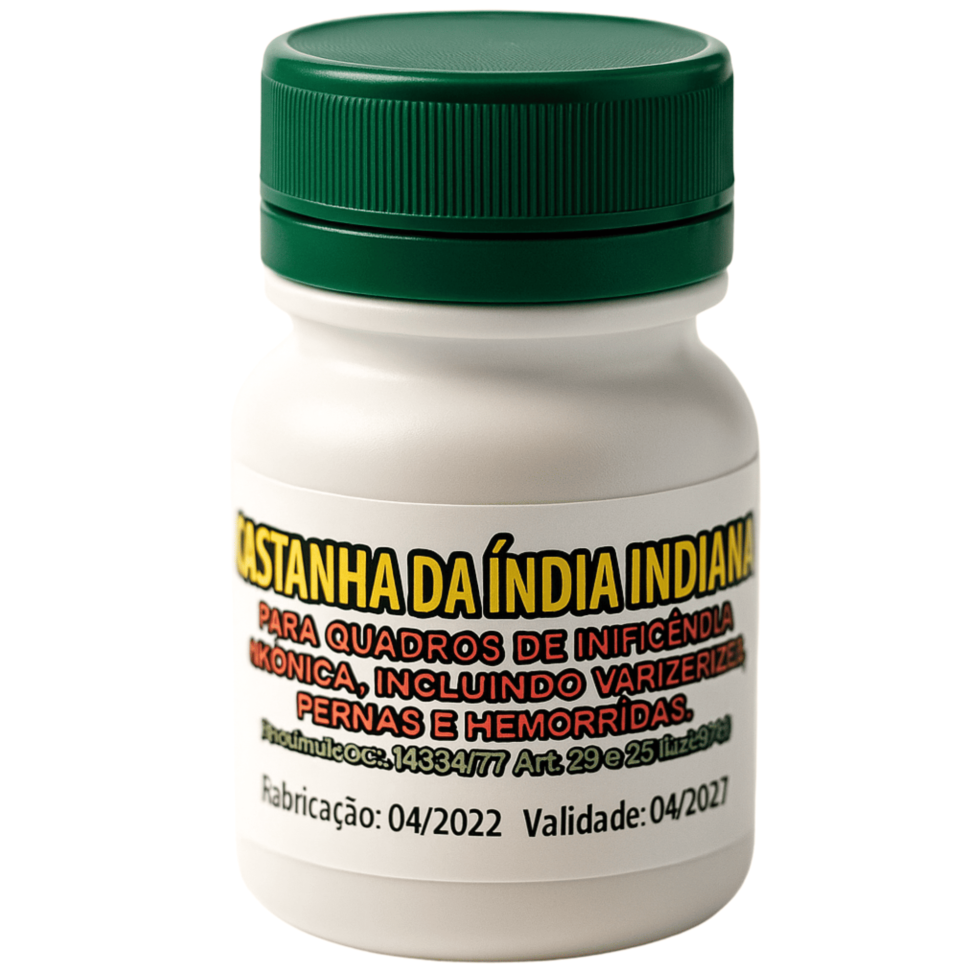 Castanha da Índia Indiana – Escina Natural 15 cápsulas – Saúde Vascular e Pernas Leves