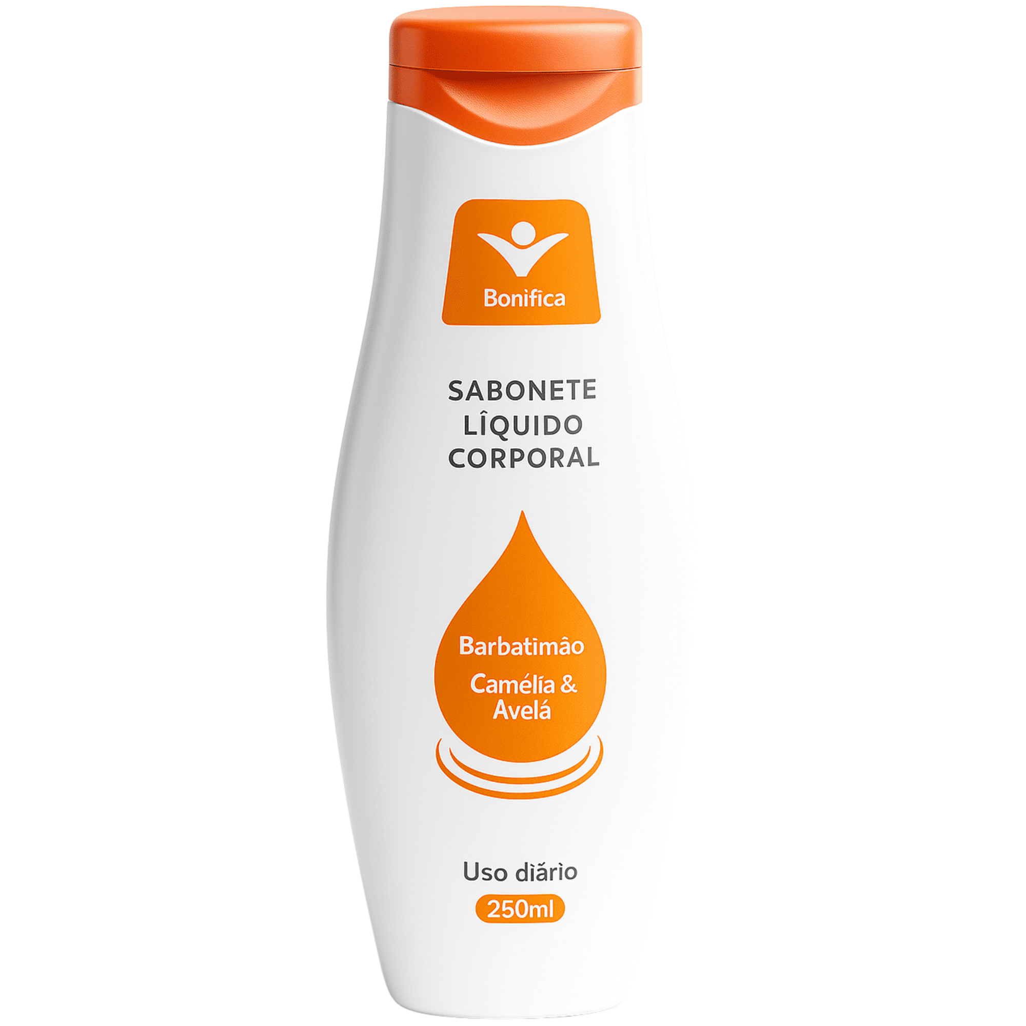 Sabonete Líquido Corporal Bonifica – 250ml – Fórmula com Barbatimão, Confrei e Aroeira para Todos os Tipos de Pele