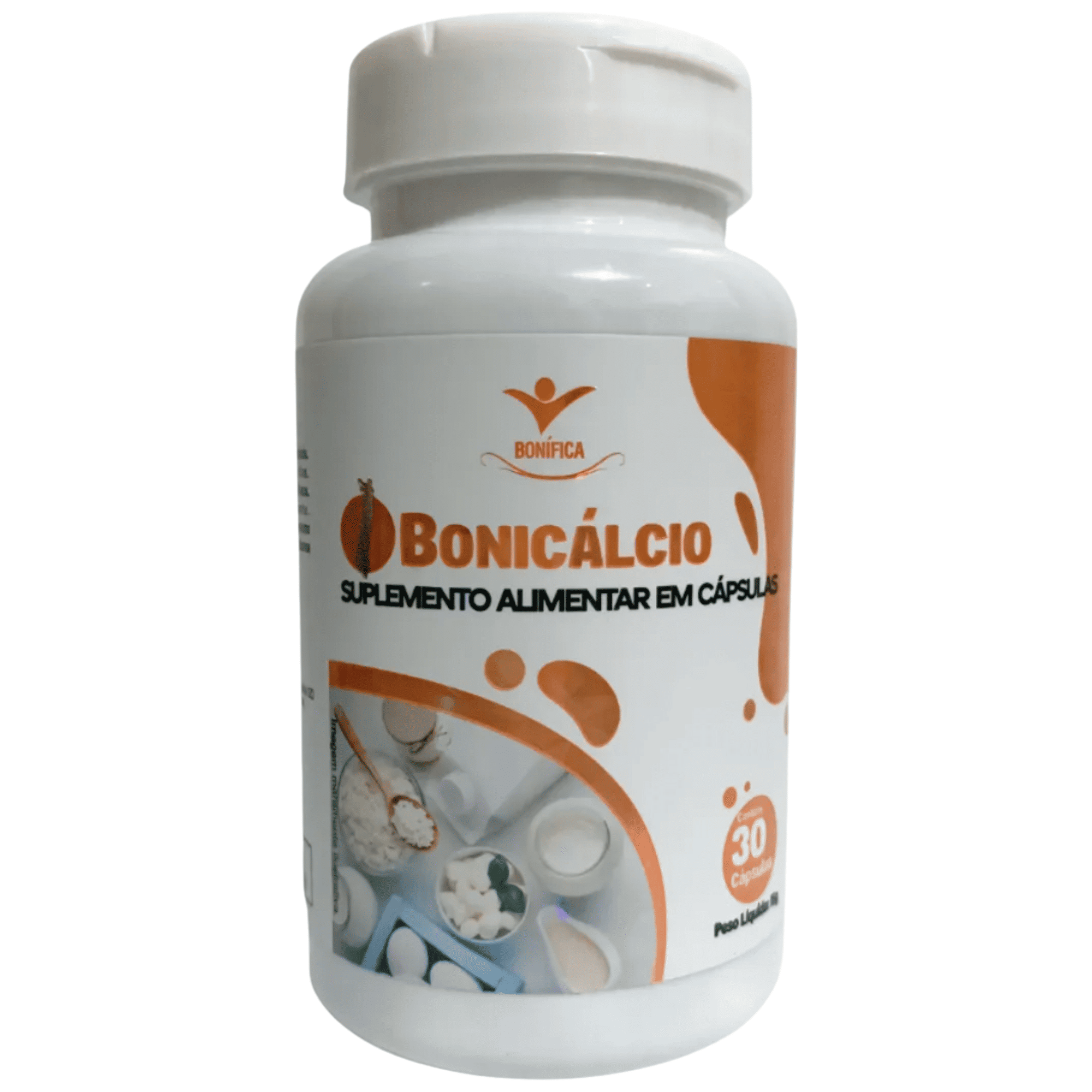 Bonicálcio 30 Cápsulas – Suplemento de Cálcio com Vitaminas para Ossos Fortes
