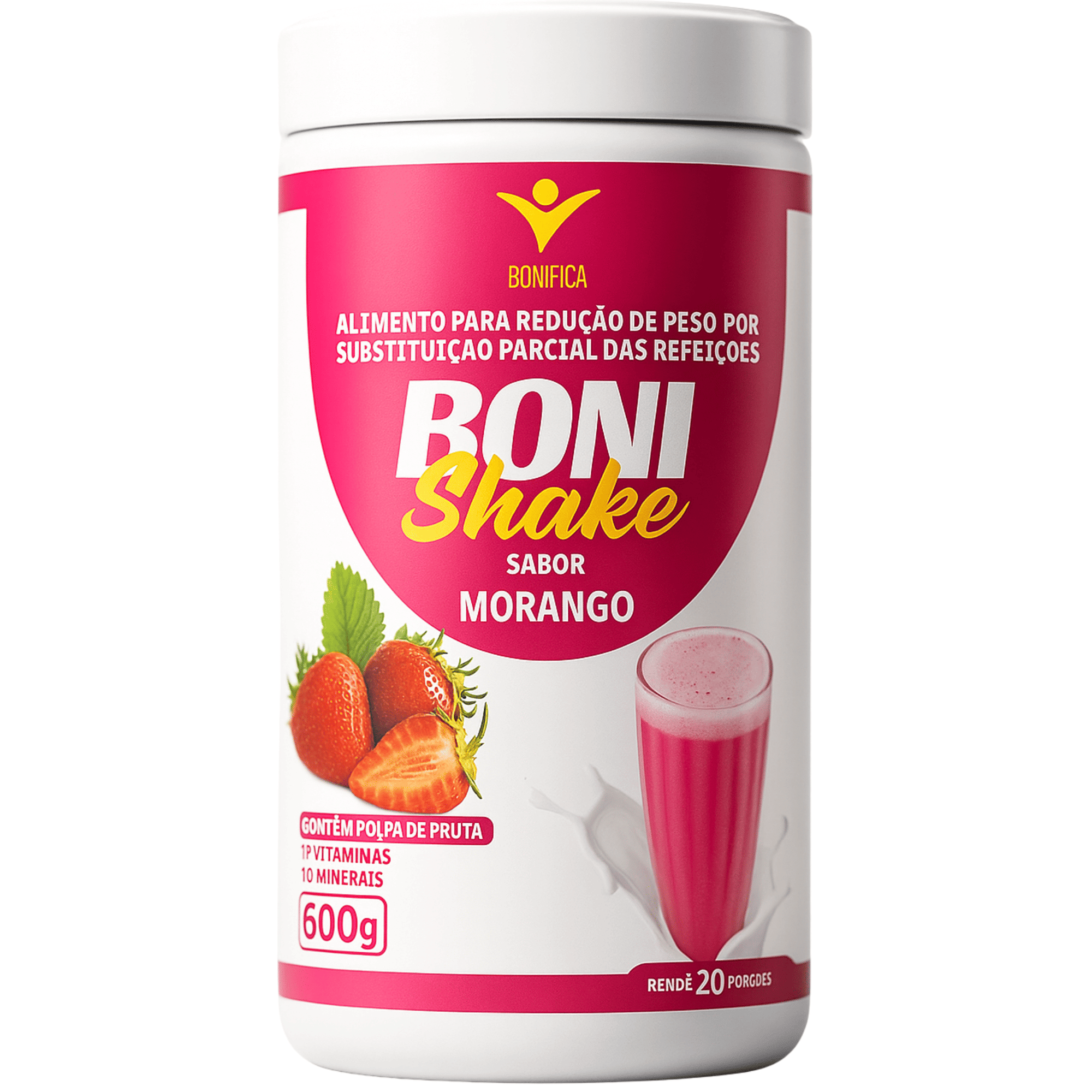 BoniShake – Shake Nutritivo Bonifica – 600 g – Saúde, Energia e Sabor em Cada Dose