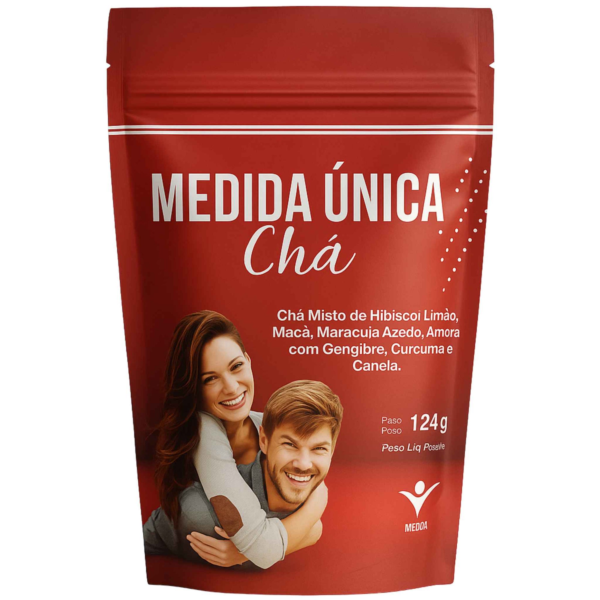 Chá Medida Única Bonifica – 130g – Chá Detox com Hibisco e Canela da China