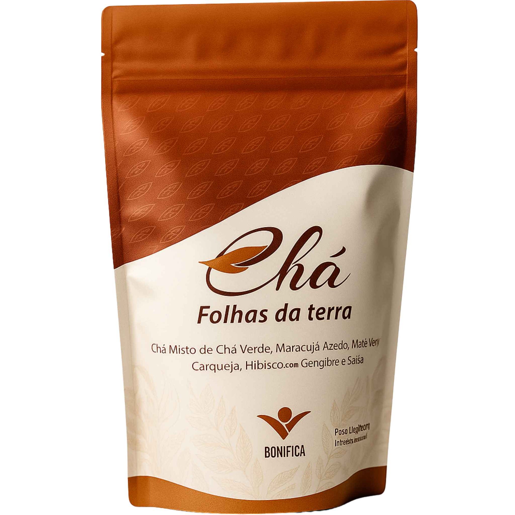 Folhas da Terra Bonifica – Chá Funcional 150 g – Ação Diurética, Saciante e Antioxidante