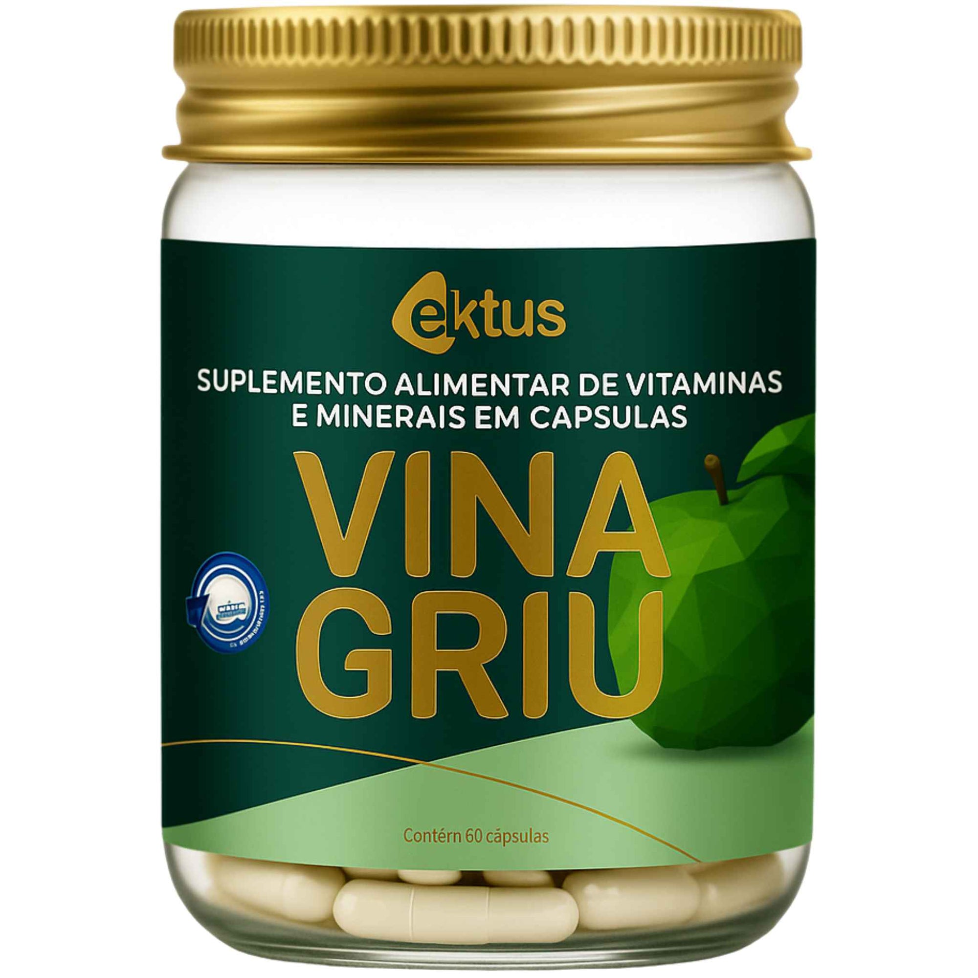 Vinagriu Bonifica – 60 cápsulas – Suporte ao Metabolismo de Glicose & Apetite