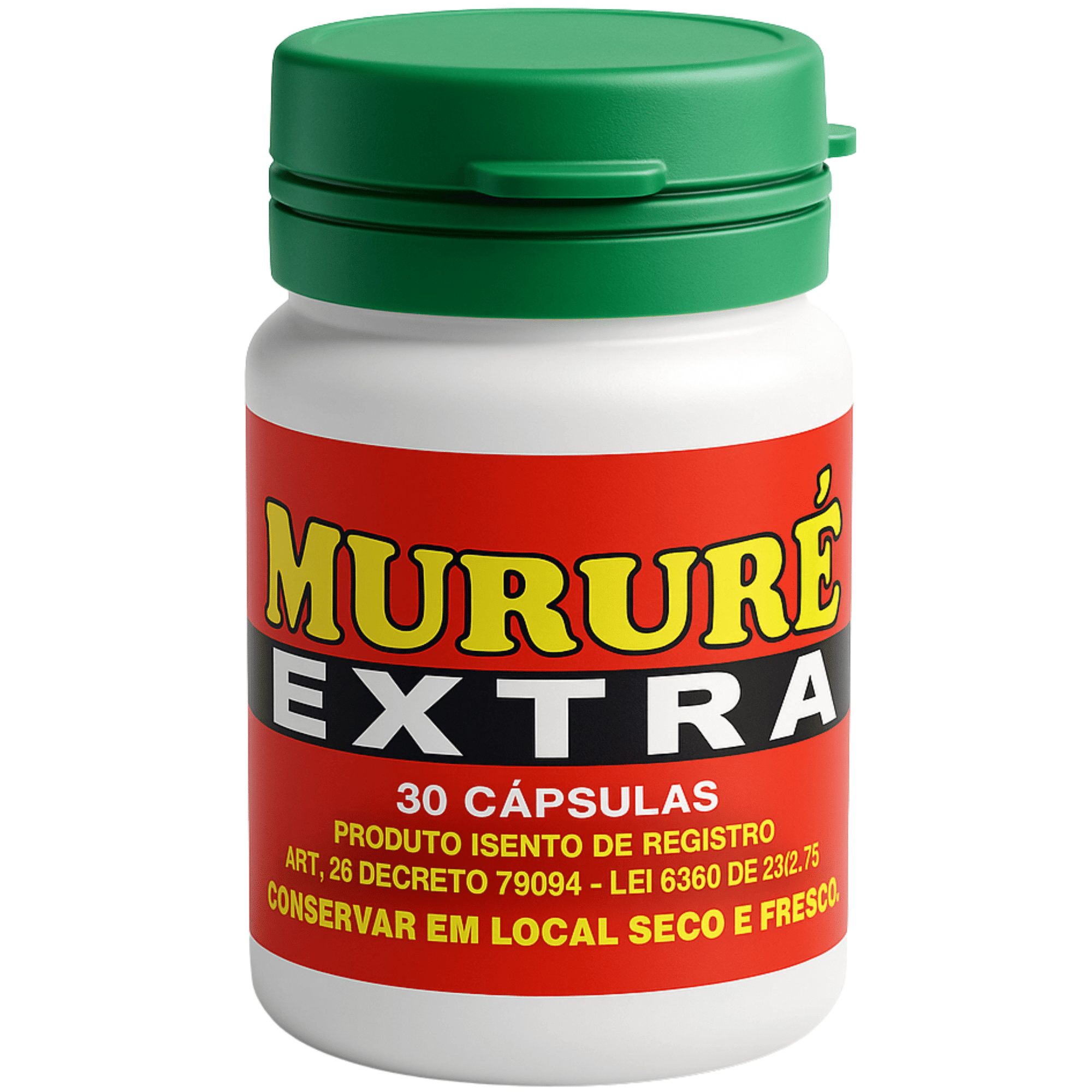 Mururé Extra – Fórmula Fitoterápica com Mururé, Para-paroba e Mais – 30 Cápsulas