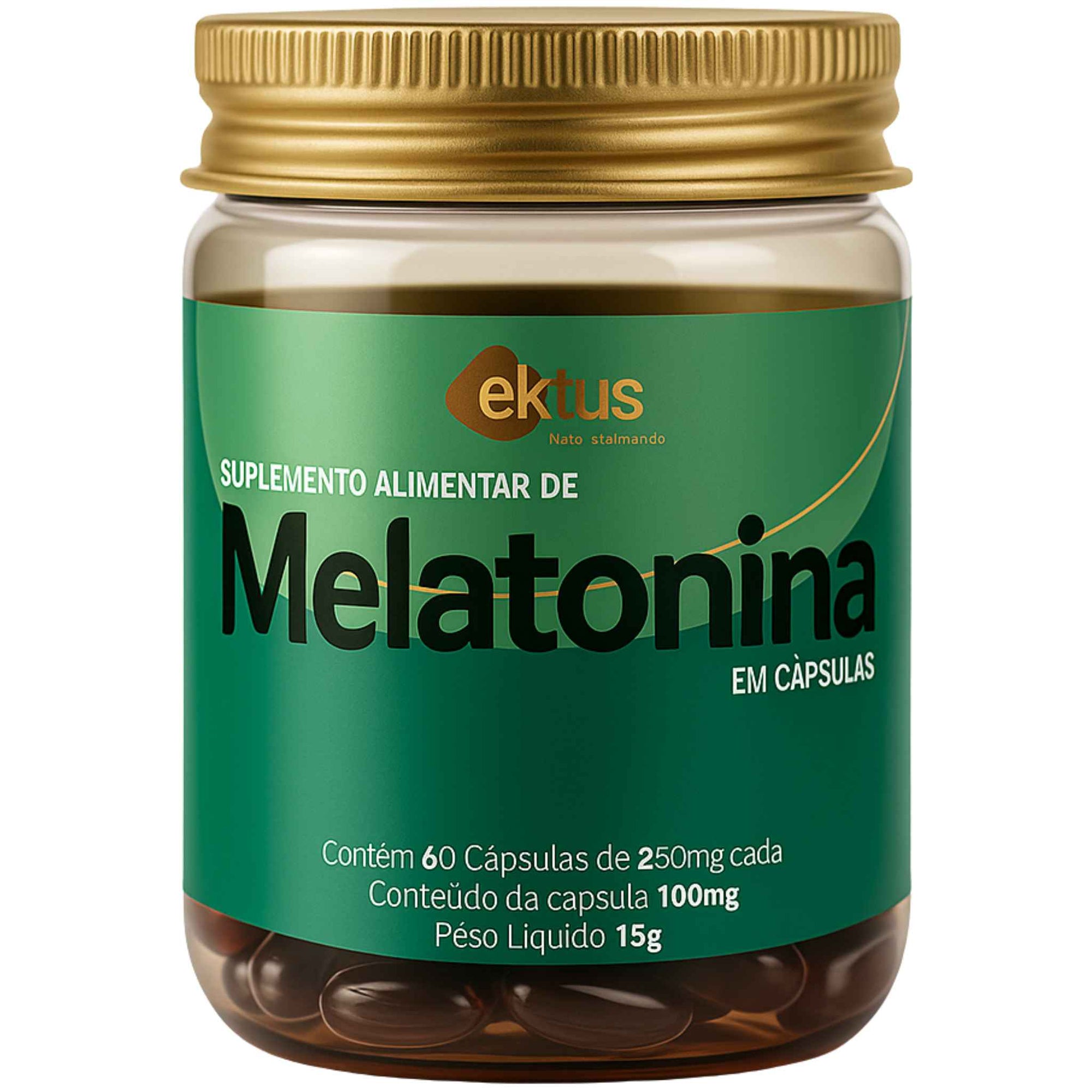 Melatonina Ektus 60 Cápsulas – Regulação Natural do Sono