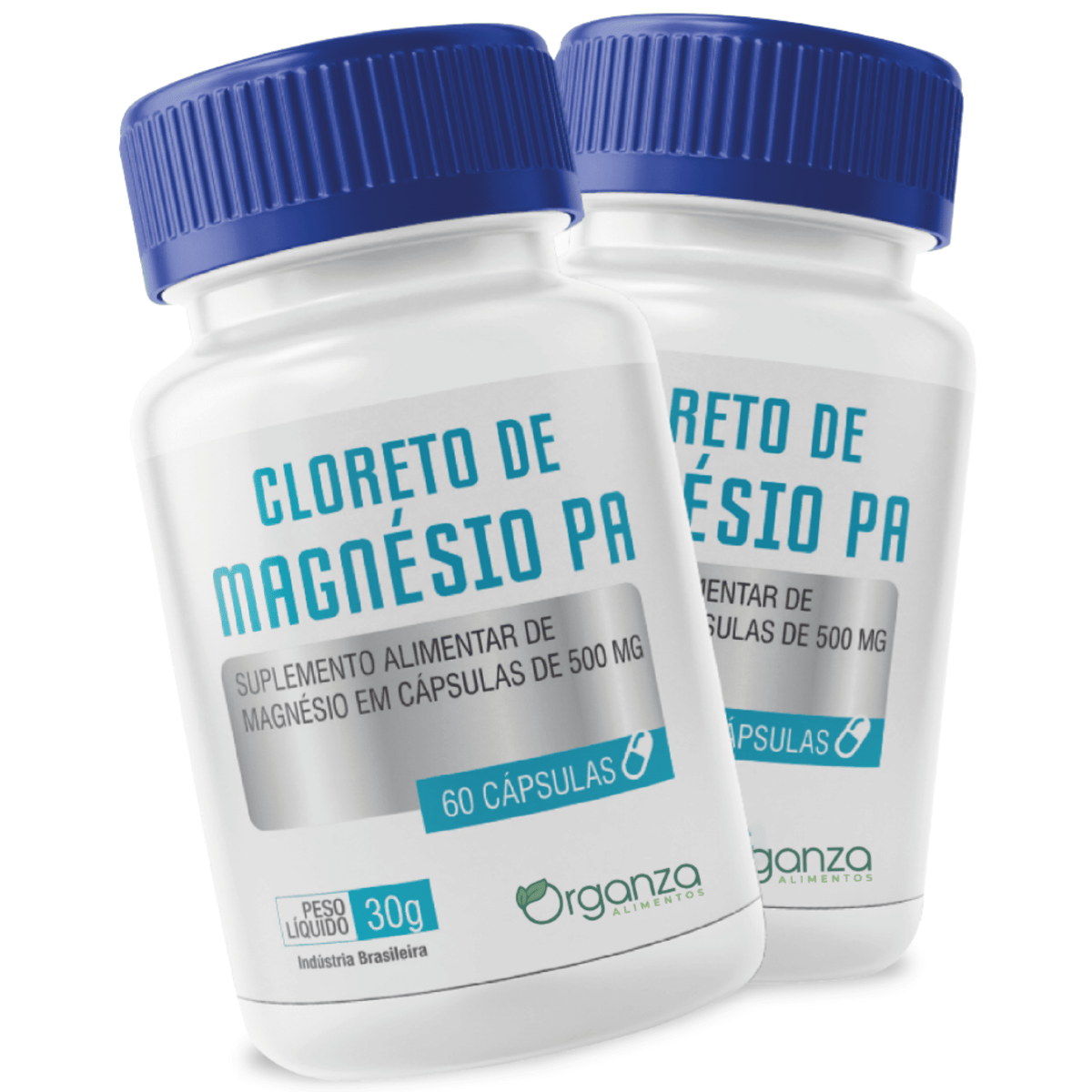 Cloreto de Magnésio PA ORGANZA – 60 Cápsulas