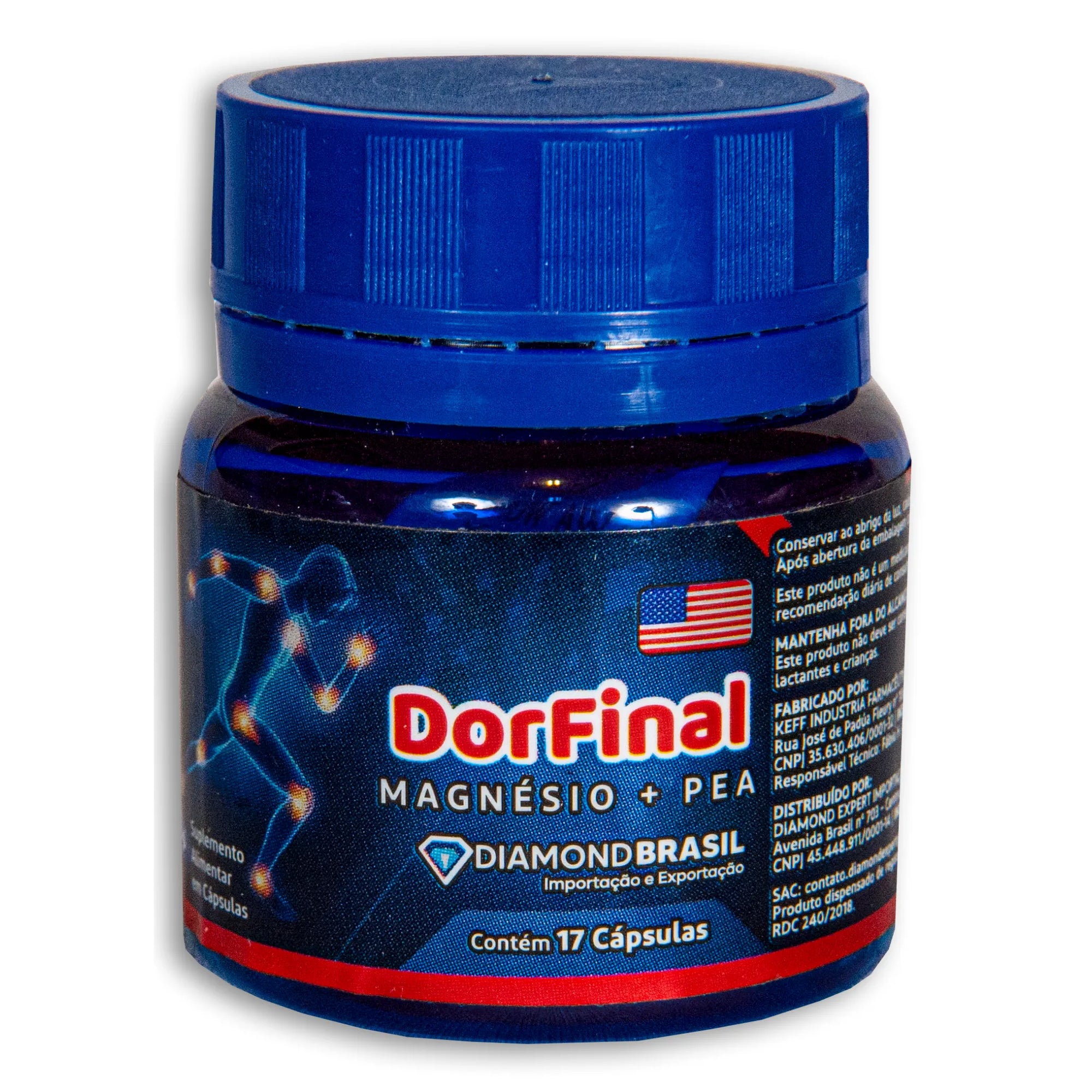 Dorfinal – Magnésio + PEA – 17 Cápsulas