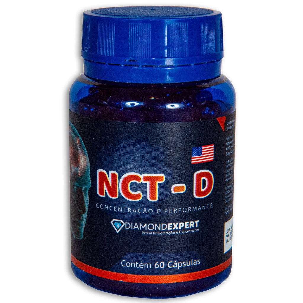 NCT-D – Suplemento para Concentração e Performance – 60 Cápsulas