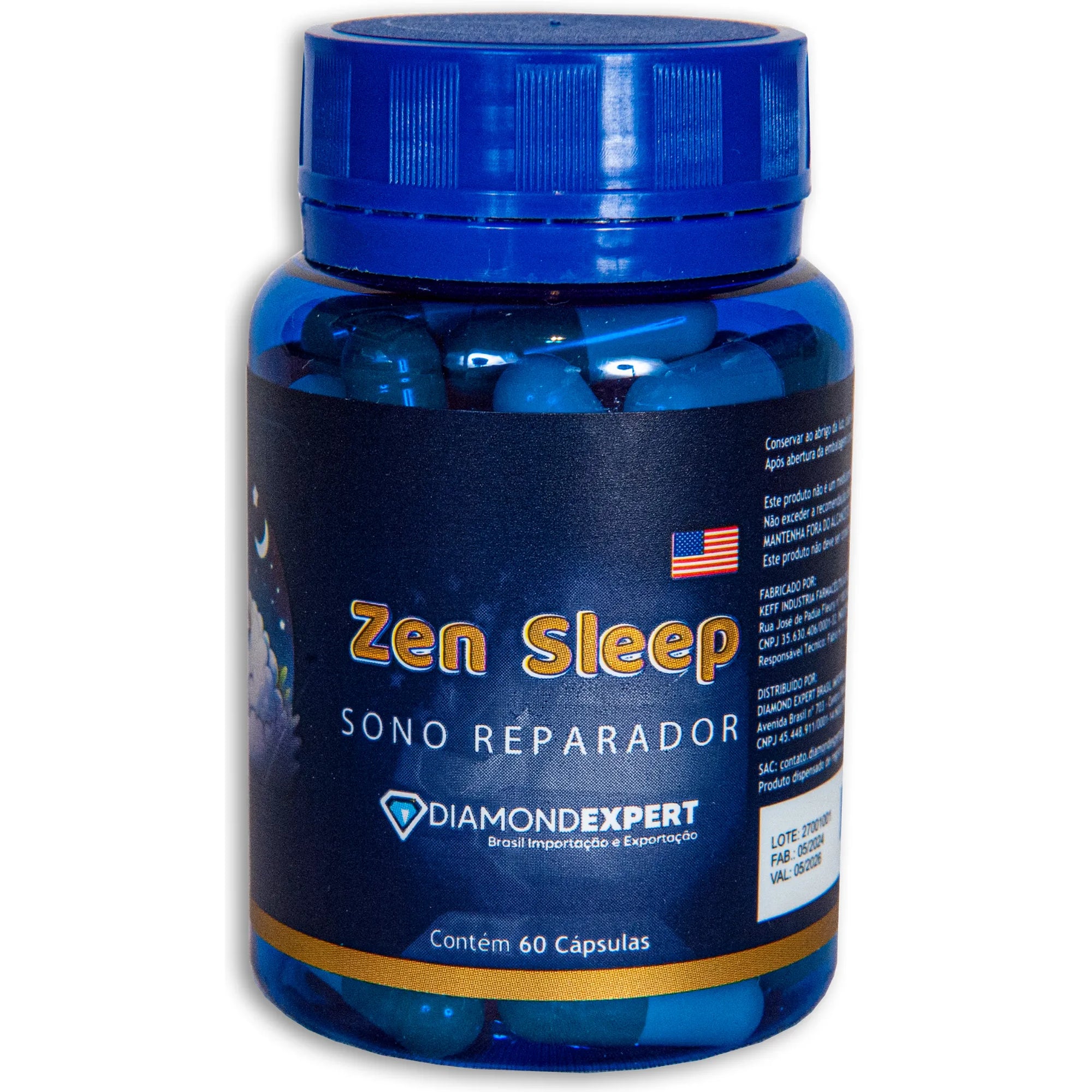 Zen Sleep – Suplemento para Sono Reparador – 60 Cápsulas