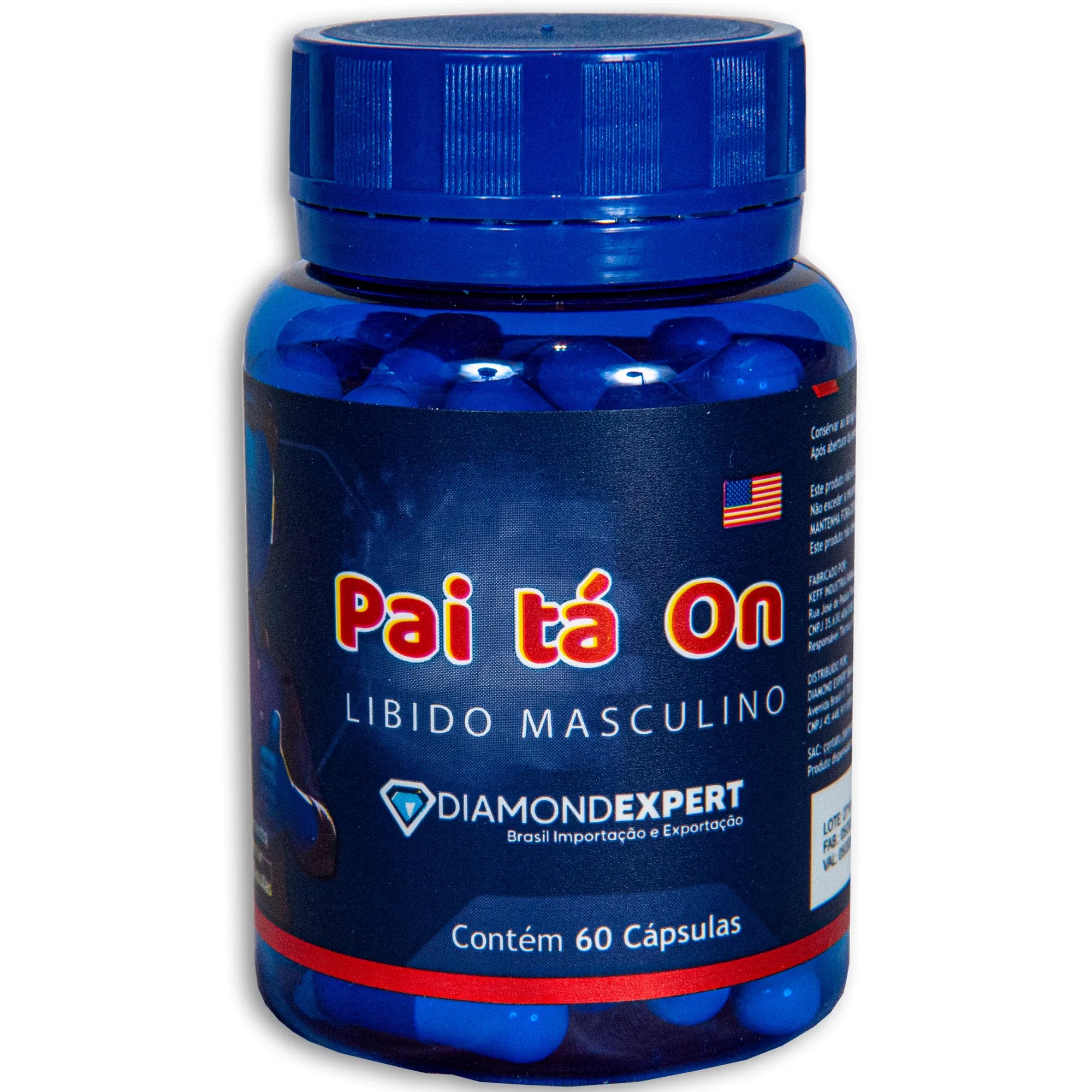 Pai Tá On – Suplemento para Libido Masculina – 60 Cápsulas
