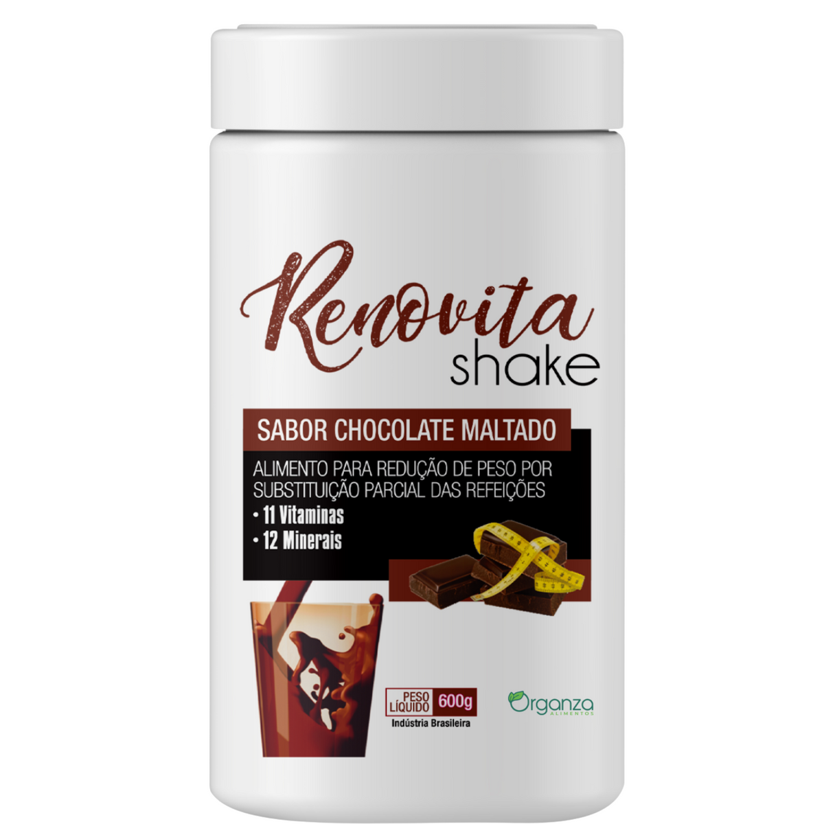 Renovita Shake Chocolate Maltado - 600gr