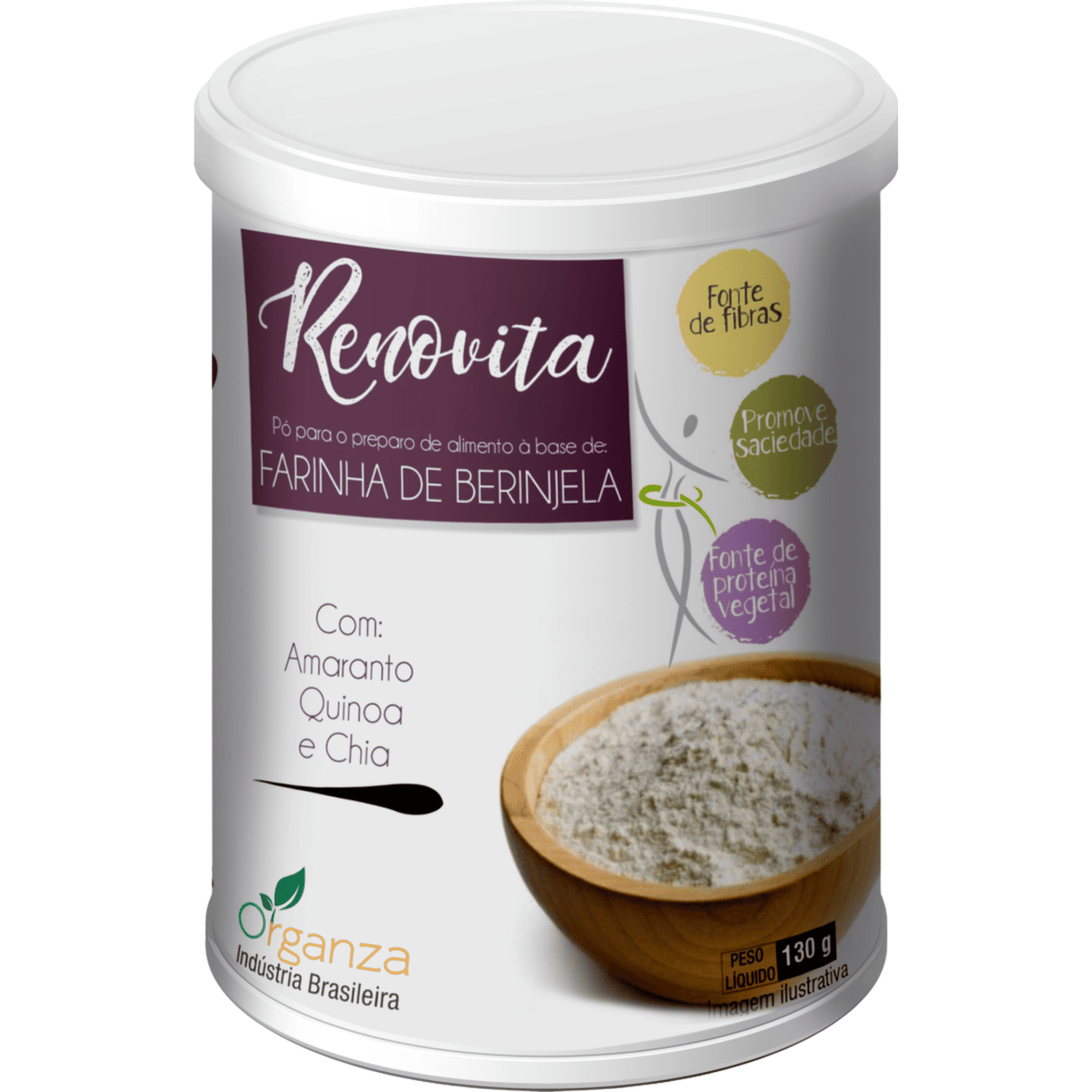 Renovita Farinha de Berinjela - 130gr