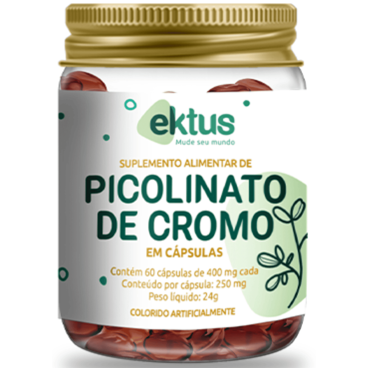 Picolinato de Cromo - 60 cápsulas