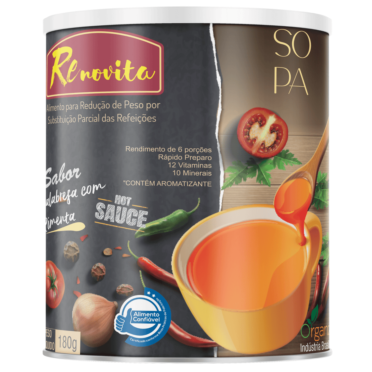Renovita Sopa Calabresa com Pimenta - 180gr