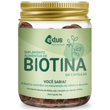 Biotina Ektus 60 Cápsulas 400mg – Suporte para Cabelos, Unhas e Pele