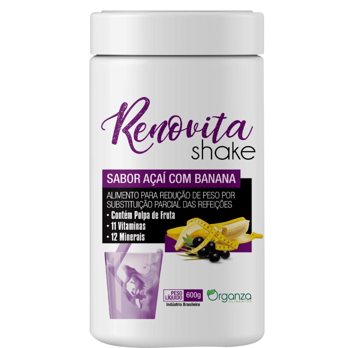Renovita Shake Açaí com Banana - 600gr