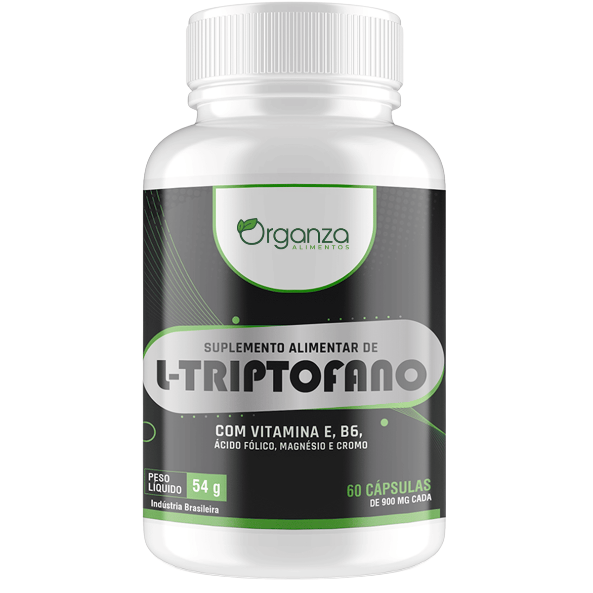 L-Triptofano com Vitaminas – 60 Cápsulas