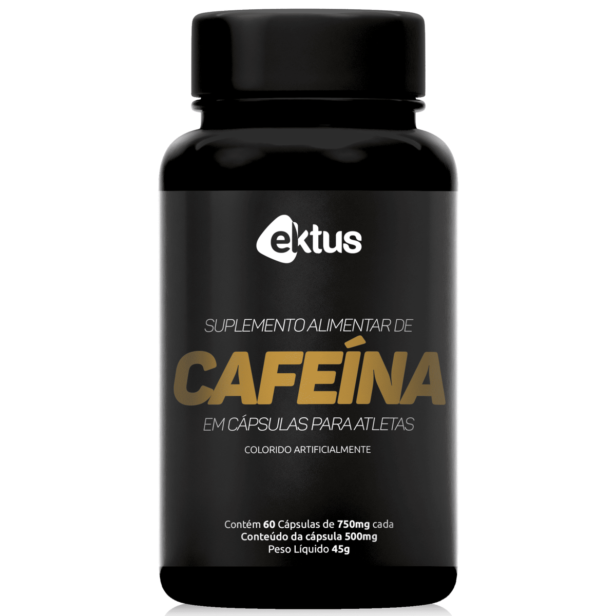 Cafeína Ektus –  60 cápsulas