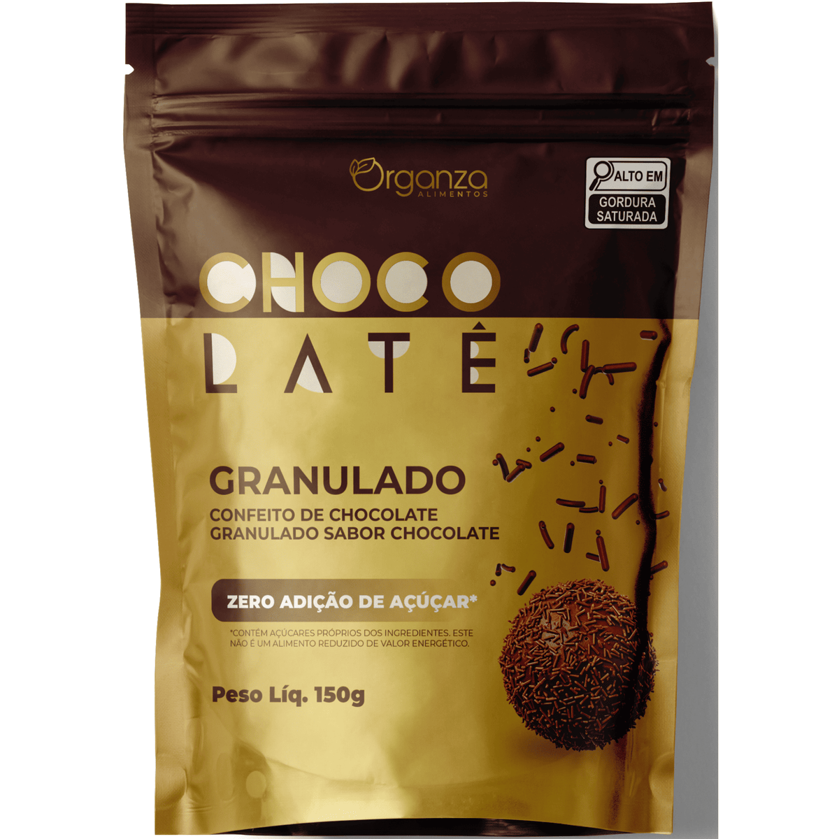 Chocolate Granulado Zero Açúcar Chocolatê 150gr