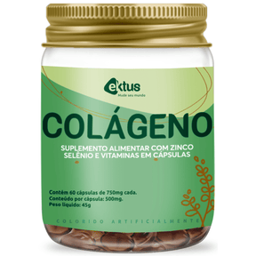 Colágeno com Vitaminas Ektus – 60 cápsulas