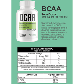 BCAA 3500 1400mg– 110 cápsulas