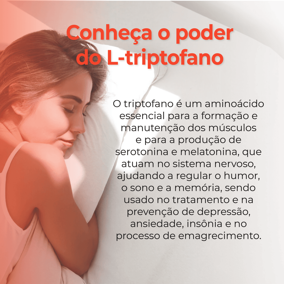 L-Triptofano com Vitaminas – 60 Cápsulas