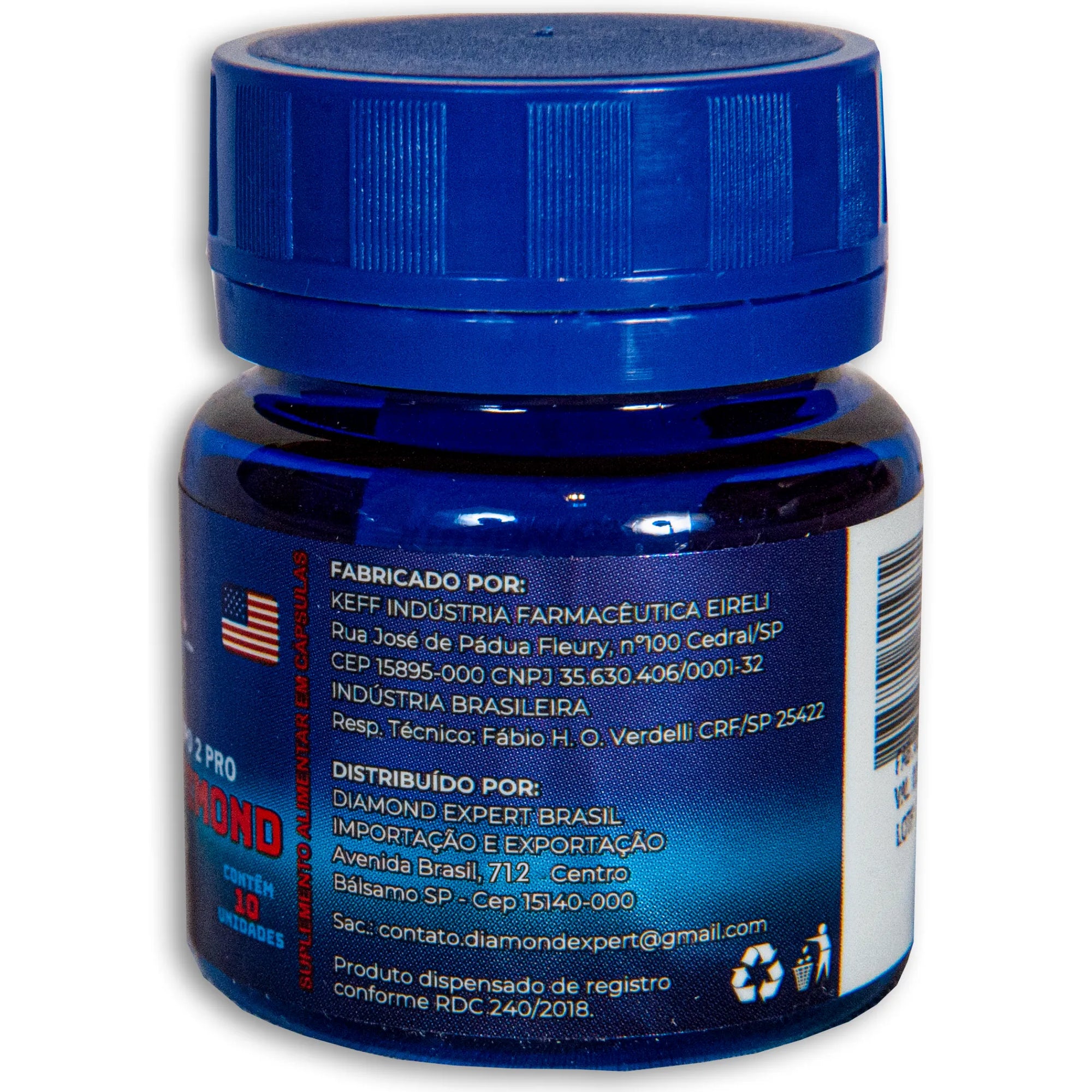 Colágeno Tipo 2 Expert Dimond 10 Cápsulas – Suplemento Alimentar