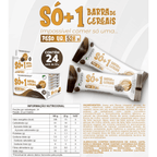 SÓ+1 Barrinha de Cereais Doce de Leite com Chocolate – Display 24 Unidades