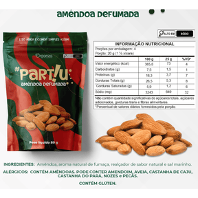 Amêndoa Defumada Partiu - 80gr