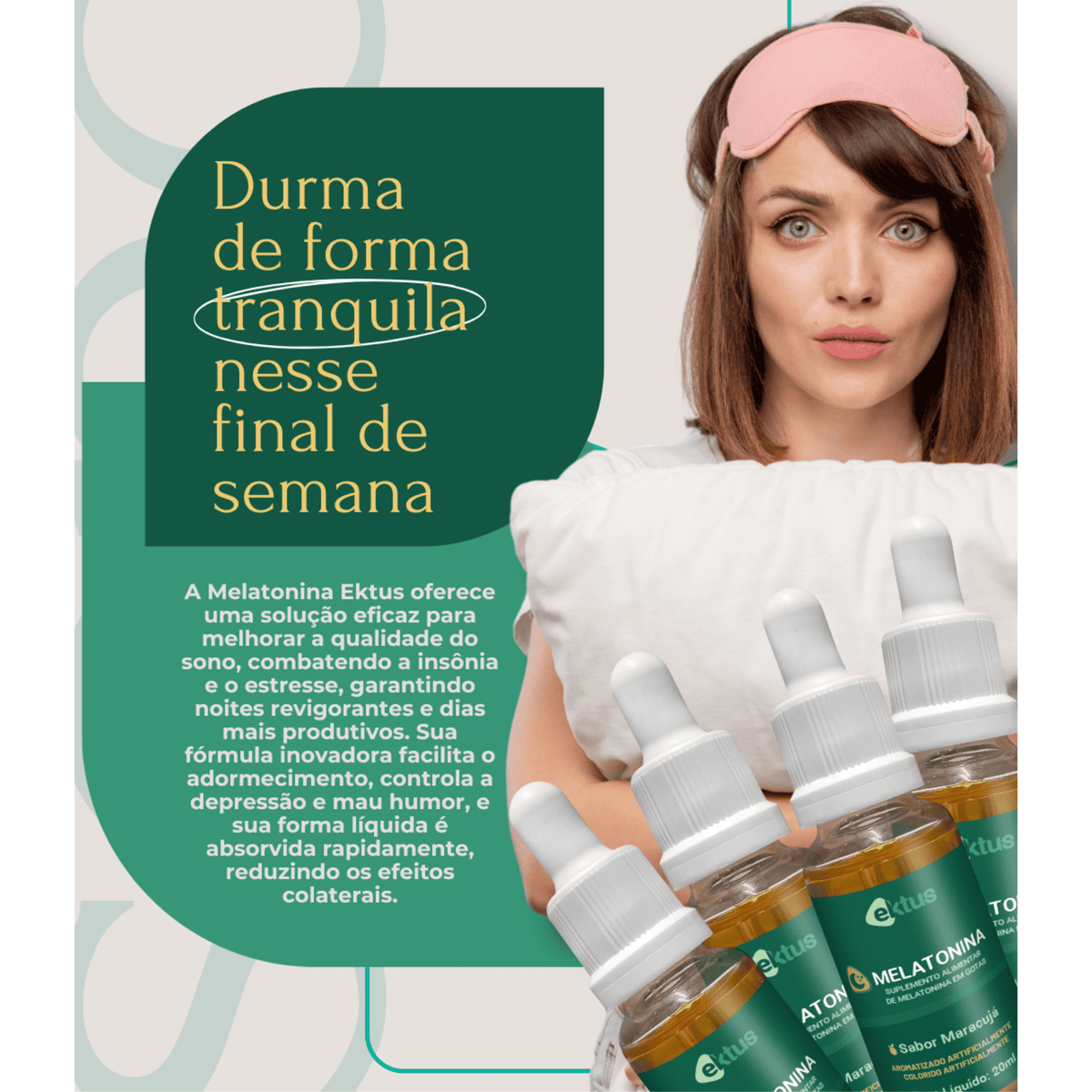 Melatonina Líquida Ektus - 20ml