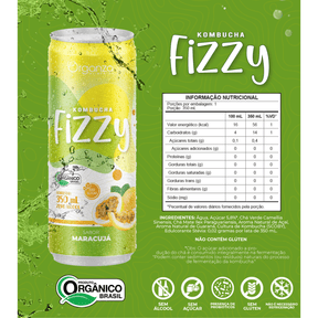 Kombucha Fizzy Maracujá - 350ml