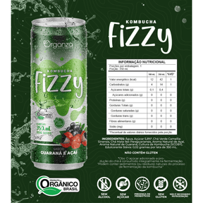 Kombucha Fizzy Guaraná & Açaí – 350ml