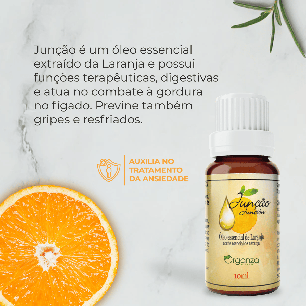Junção Óleo Essencial de Laranja - 10ml
