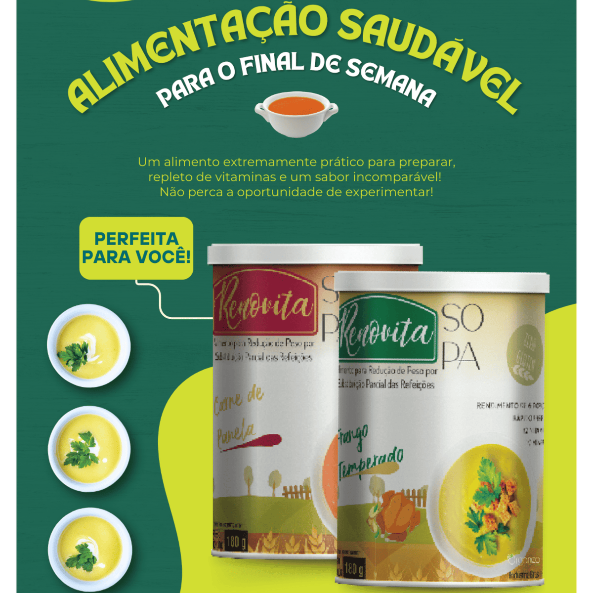 Renovita Sopa Calabresa com Pimenta - 180gr
