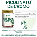Picolinato de Cromo 60 Cápsulas – Suplemento Mineral de Apoio Metabólico