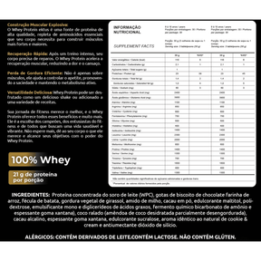 Whey Protein Cookies & Cream –  900gr