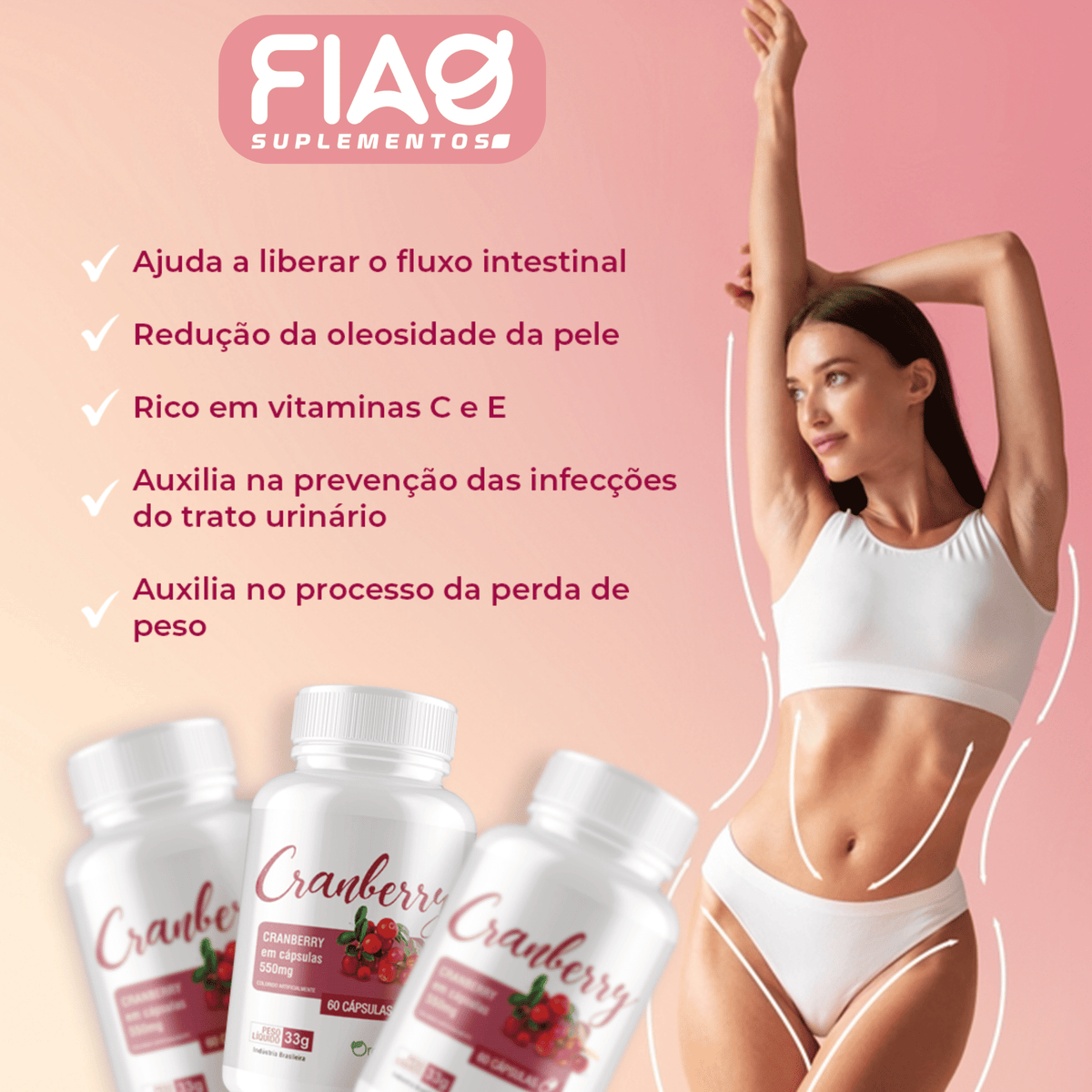 Cranberry - 60 Cápsulas