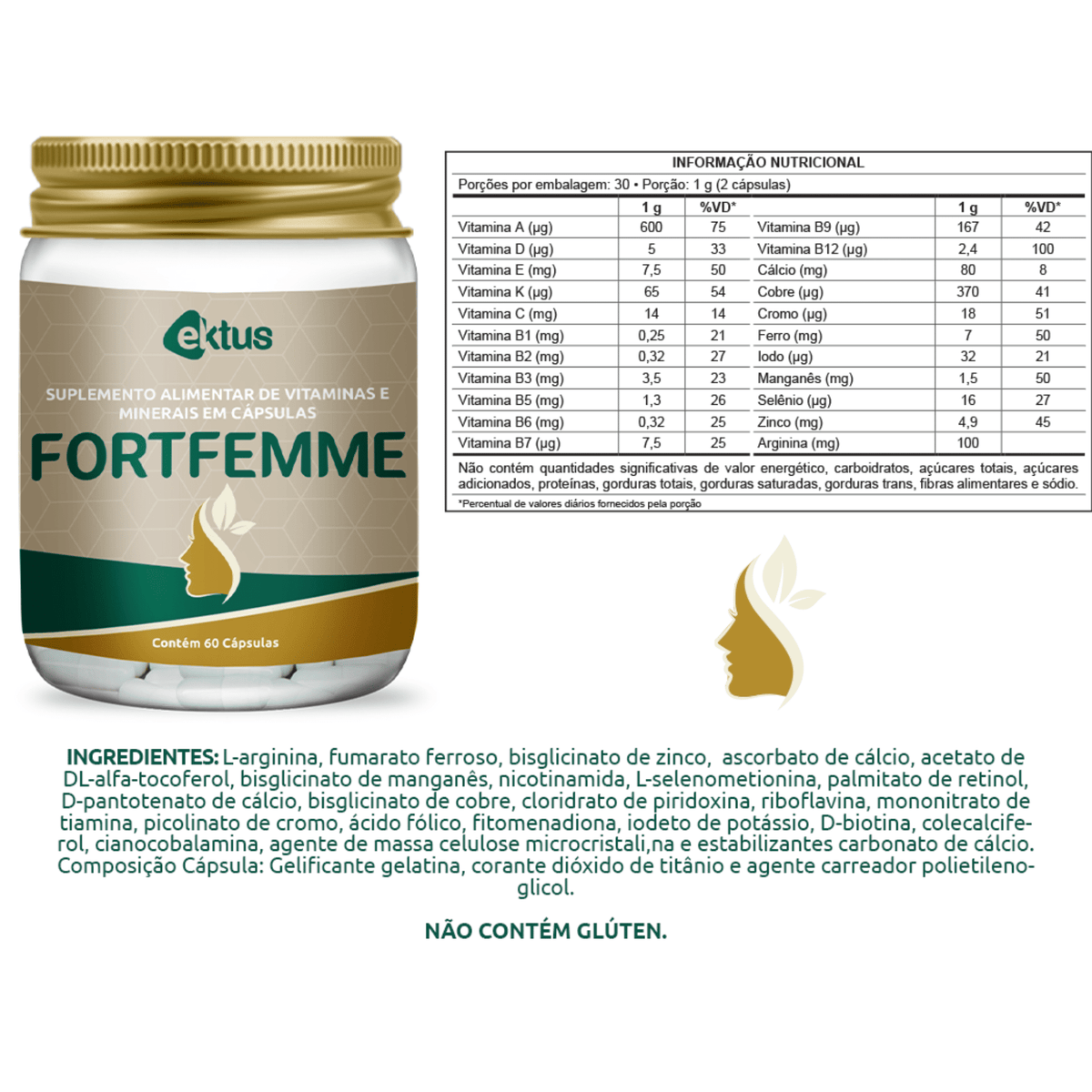 Fort Femme - 60 capsulas