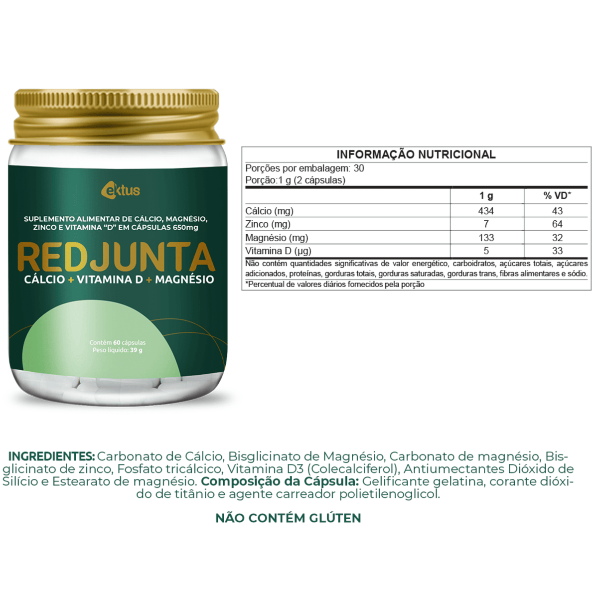 Redjunta - 60 Cápsulas