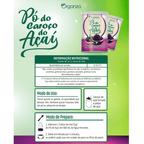 Pó do Caroço do Açaí ORGANZA 200g – Fonte Natural de Fibras e Antioxidantes