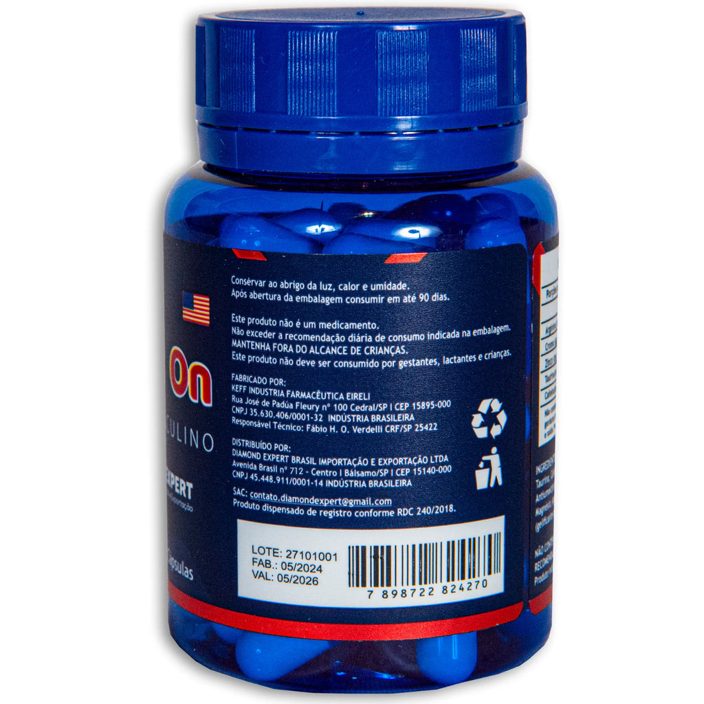 Pai Tá On – Suplemento para Libido Masculina – 60 Cápsulas