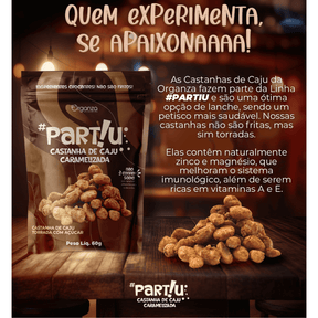Castanha de Caju Caramelizada - 60gr