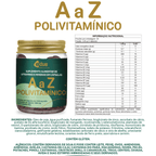 A a Z Polivitamínico Ektus 60 Cápsulas – Complexo Multivitamínico Diário