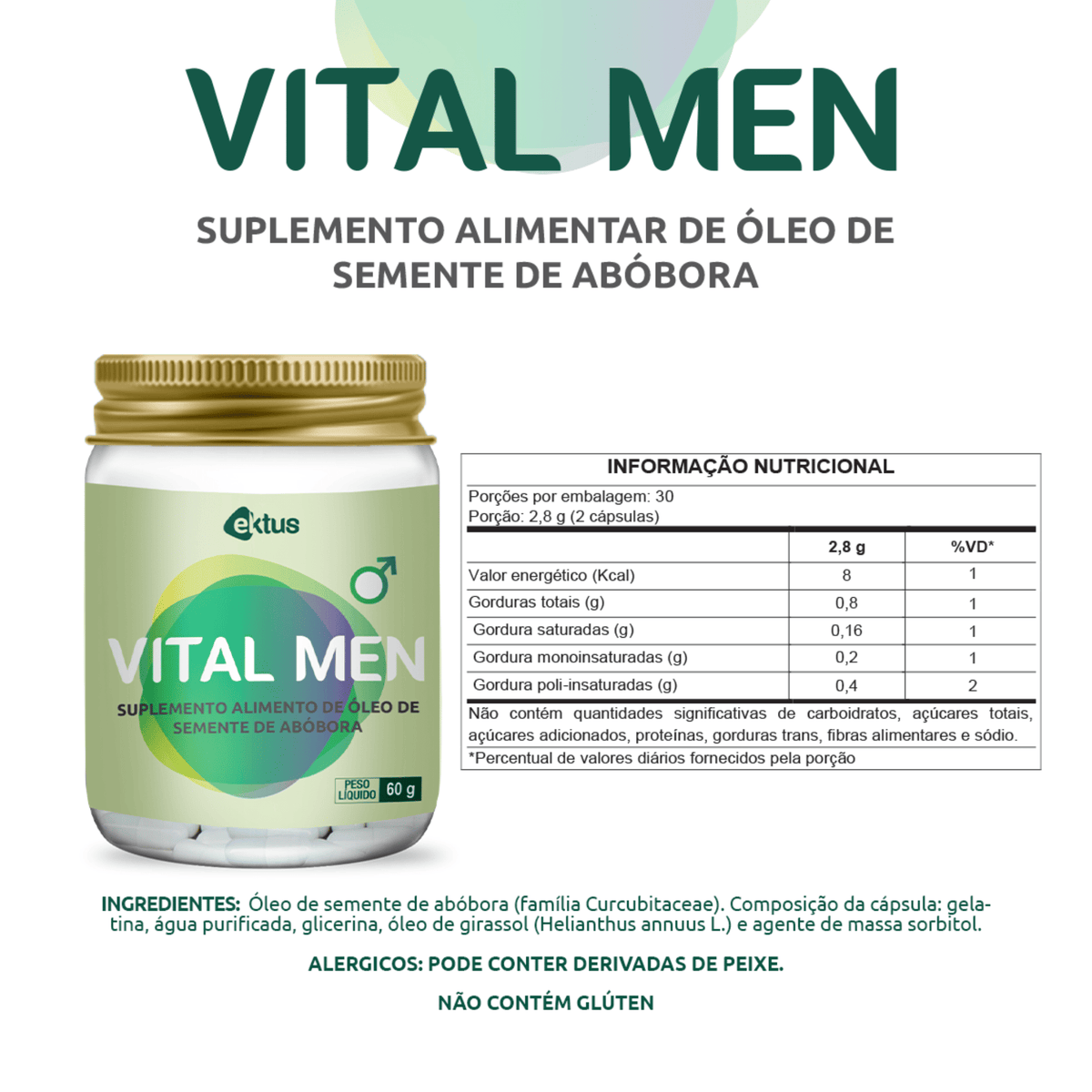 Vital Men - 60 cápsulas